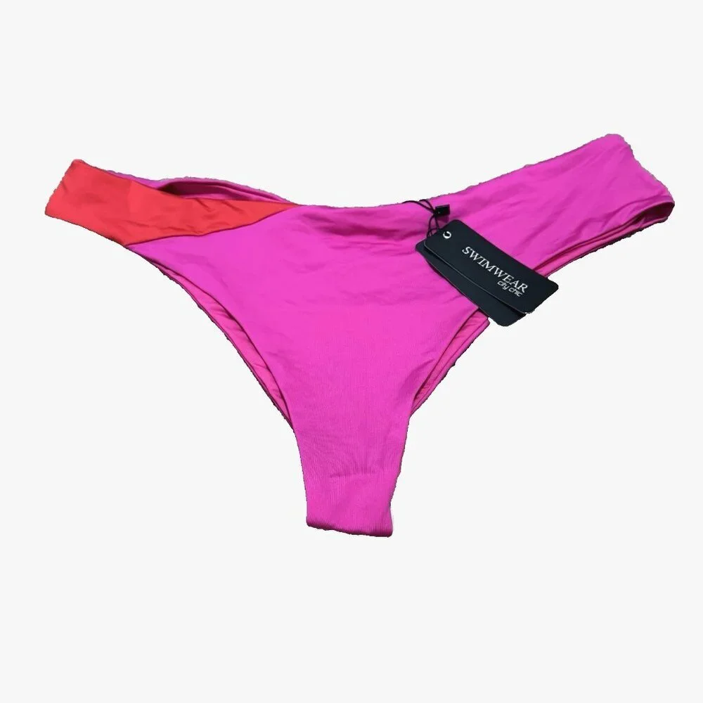 City Chic CAPRI BIKINI BRIEF PK - Grenadine - 18 / M NWT‎ Bikini Swim Bottom